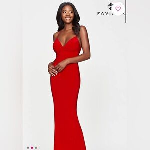 Faviana prom dress